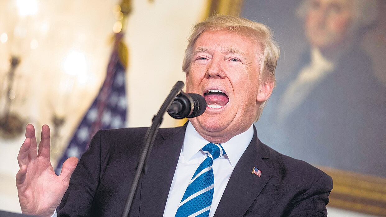 Trump dijo ayer en Washington que su gira por Asia fue un “tremendo éxito”.