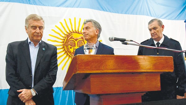 Mauricio Macri se refirió al submarino por primera vez en público desde su desaparición.