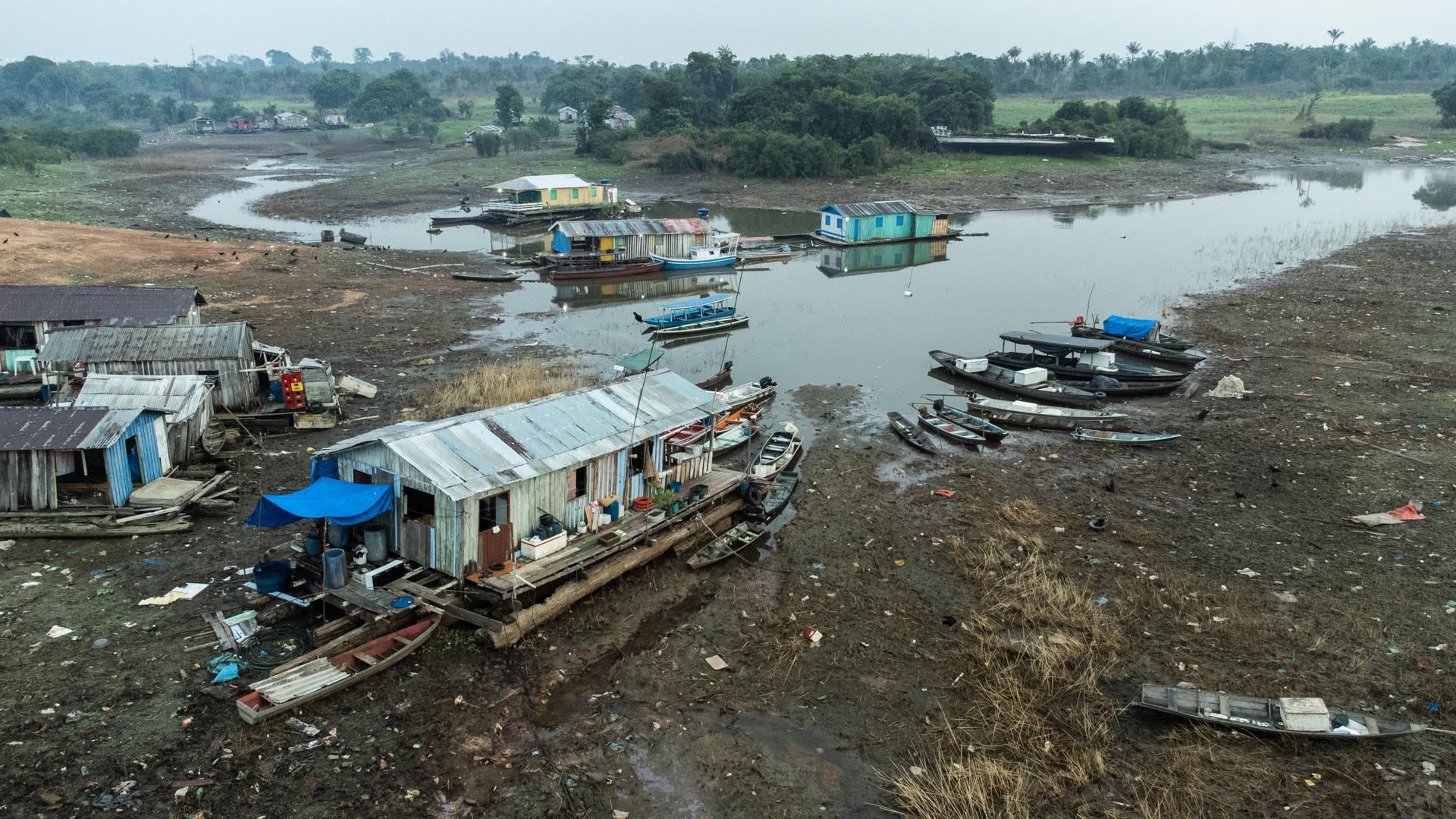 En 2024 la Amazonía brasileña sufrió una sequía extrema que dejó a muchos de sus ríos en mínimos históricos.