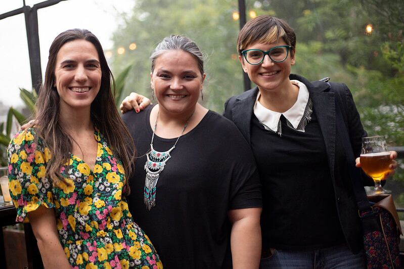 Gloria Orrego-Hoyos, María Lina Carrera y Natalia Saralegui Ferrante