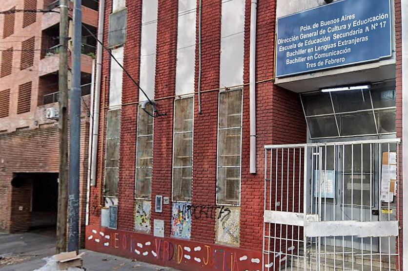 El secundario Nro. 17 de Ciudad Jardín.