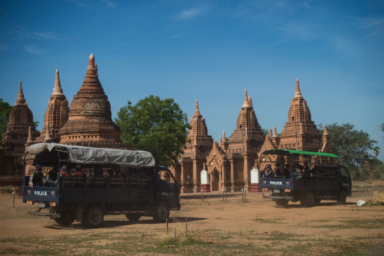 Bagan fue la primera capital del imperio birmano, entre los siglos XI y XIII.