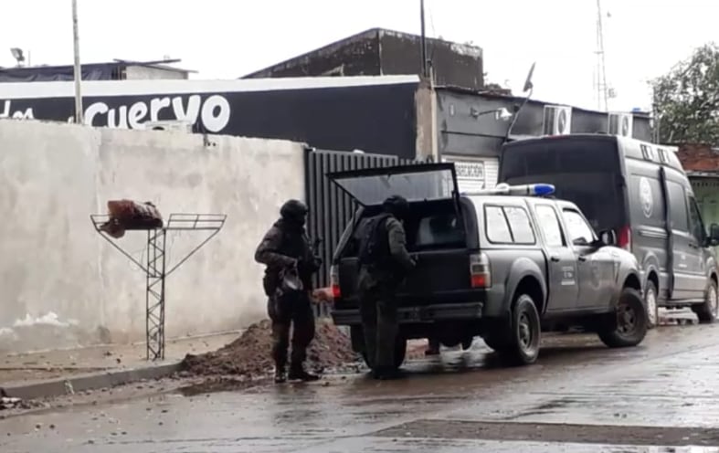 Allanamiento en el Club Central Norte 