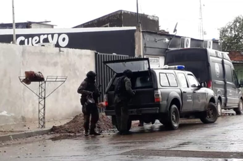 Allanamiento en el Club Central Norte