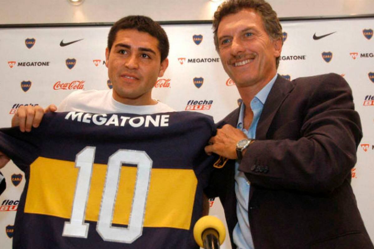 Riquelme y Macri, una sociedad desigual en la que uno se benefició del otro