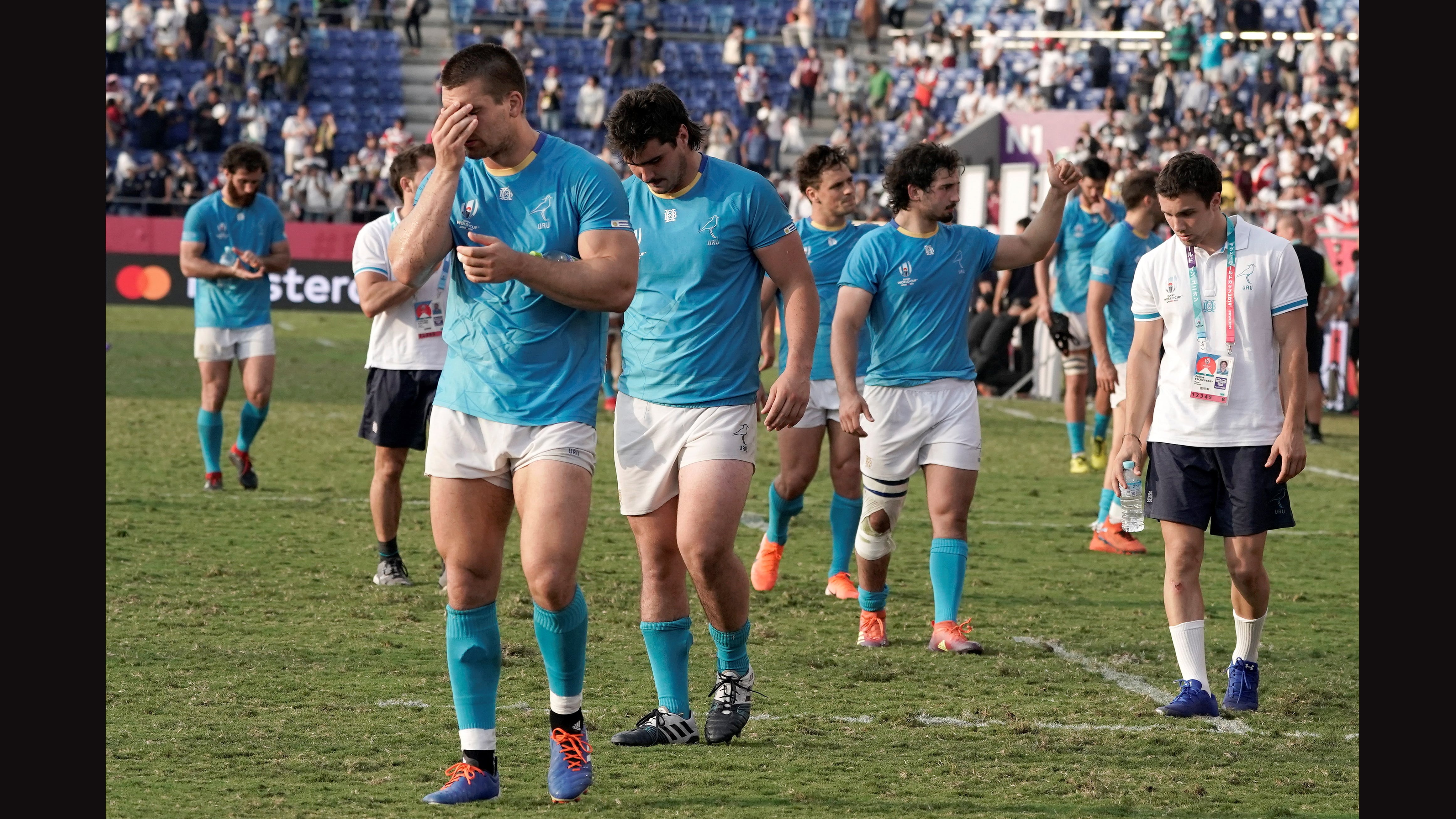 Los uruguayos se fueron muy preocupados.