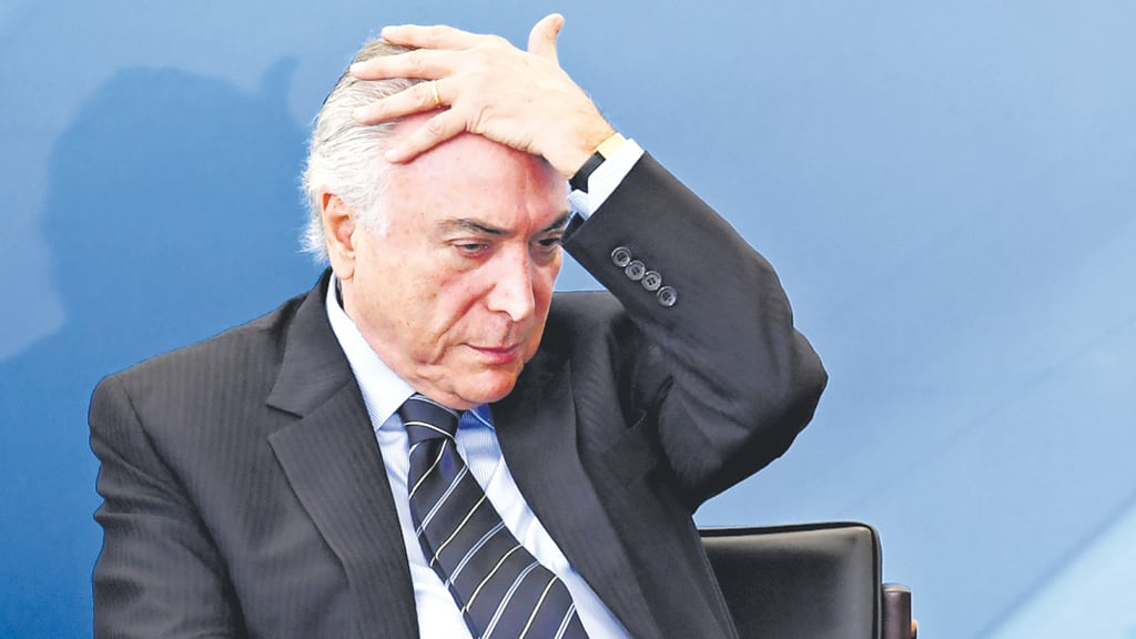 Temer sumó una nueva acusación a la larga lista de crímenes que se le imputan.