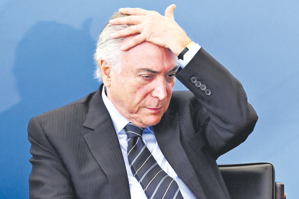 Temer sumó una nueva acusación a la larga lista de crímenes que se le imputan.