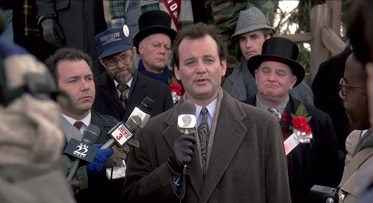Bill Murray en Groundhog Day, un clásico inesperado de Harold Ramis.
