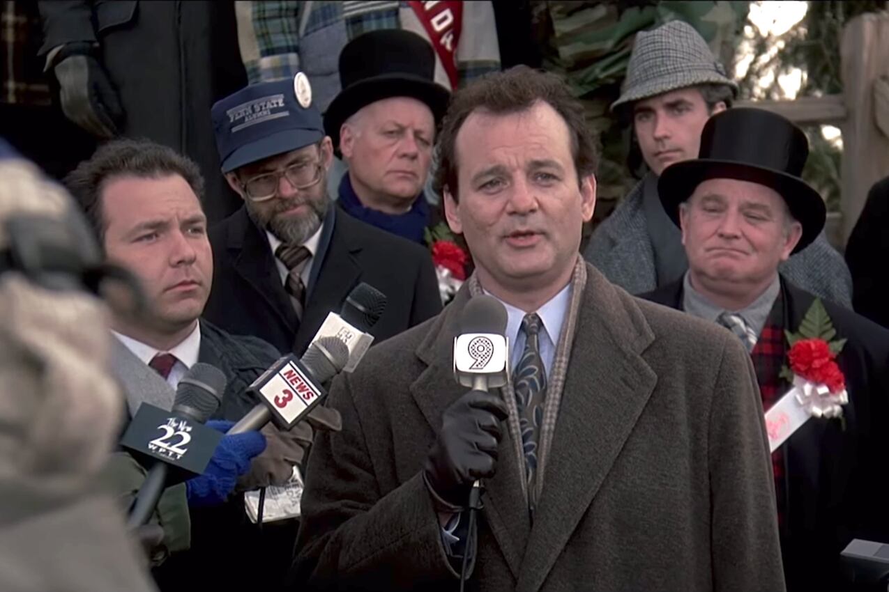 Bill Murray en Groundhog Day, un clásico inesperado de Harold Ramis.