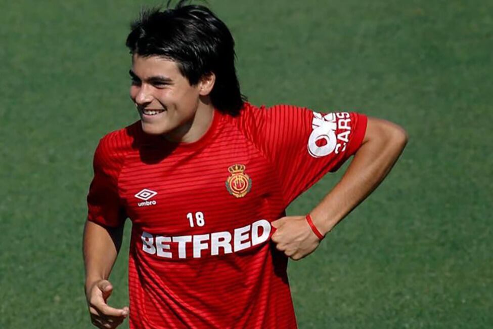 Luka Romero, diez partidos jugados y un gol convertido con Mallorca, que milita en la Segunda División