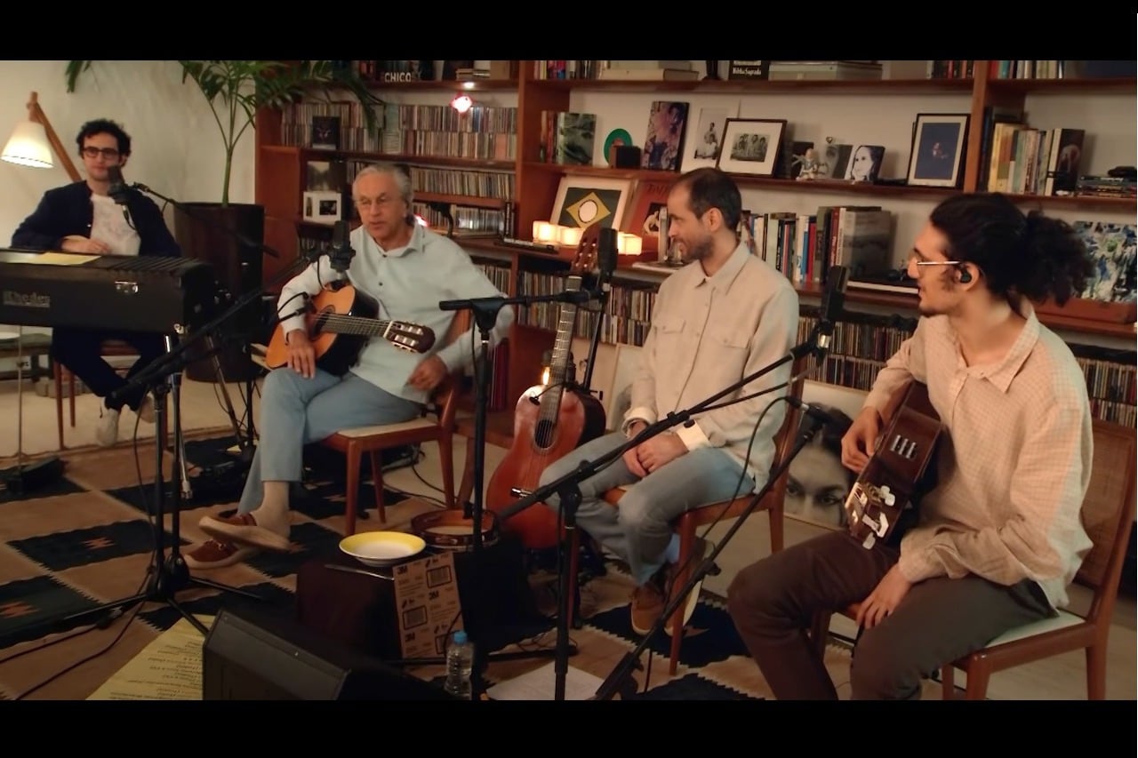Caetano Veloso ofreció un show que fue visto en todo el mundo.