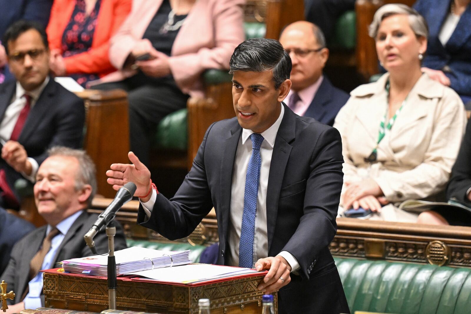 Rishi Sunak, primer ministro de Gran Bretaña.