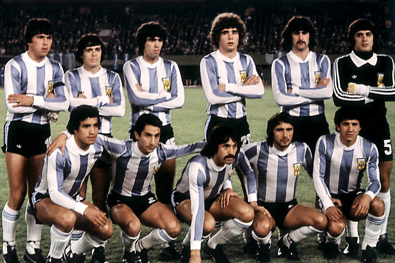La formación argentina en el Mundial de 1978