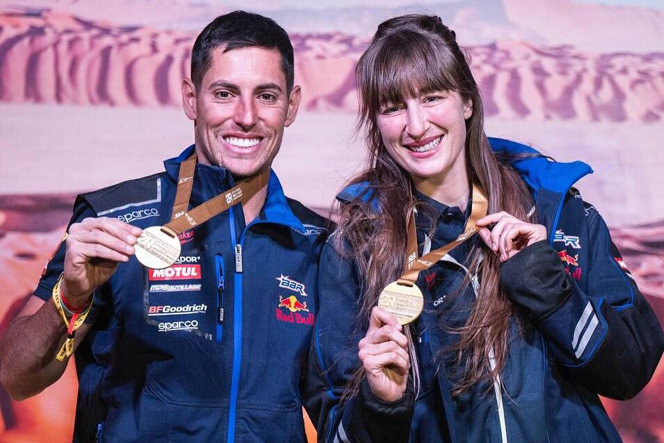 Nicolás Cavigliasso y Valentina Pertegarini, piloto y navegante