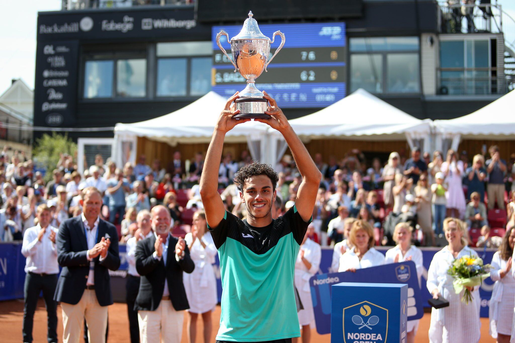 Fracisco Cerúndolo logró su primer título ATP en Suecia.