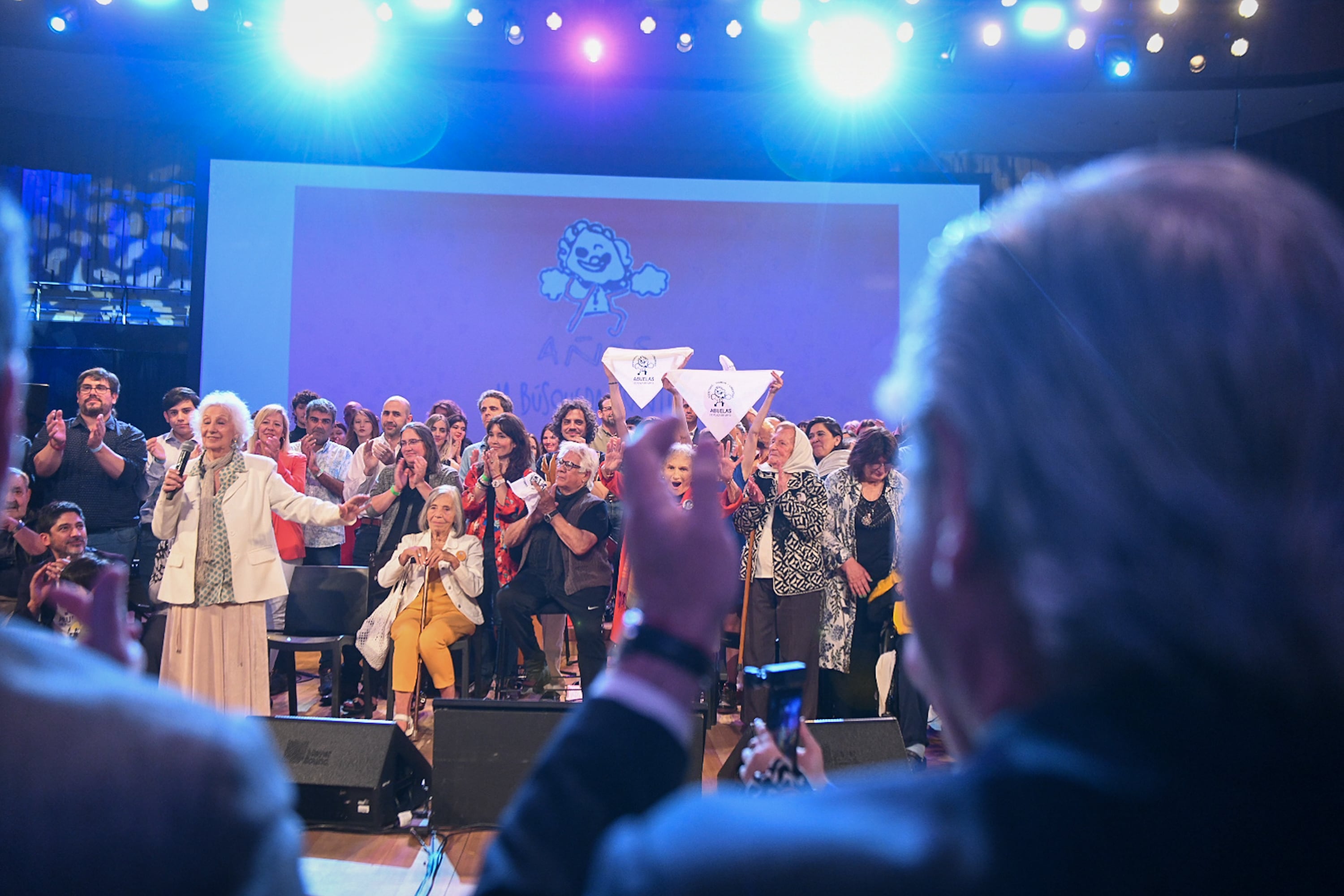 Los 45 años de Abuelas en el Centro Cultural Kirchner.