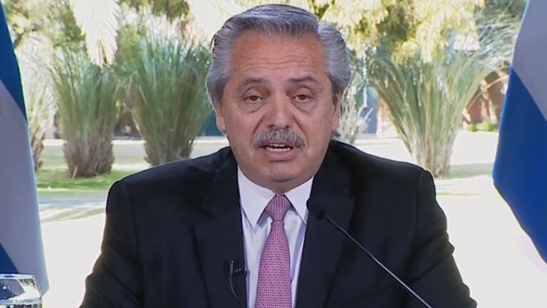 Alberto Fernández, presidente de la Nación.