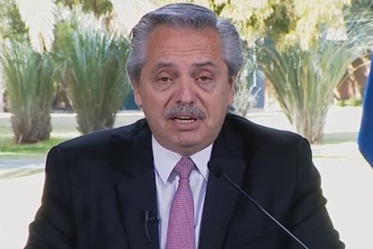 Alberto Fernández, presidente de la Nación.