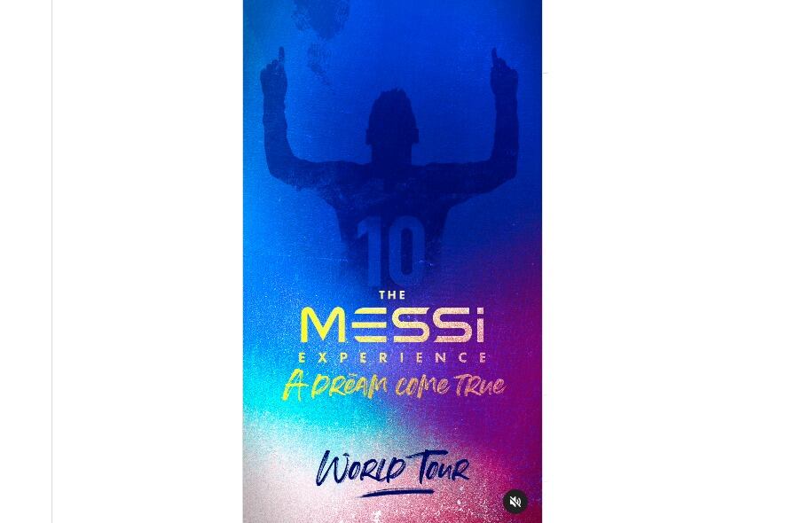 El afiche del nuevo emprendimiento de Messi