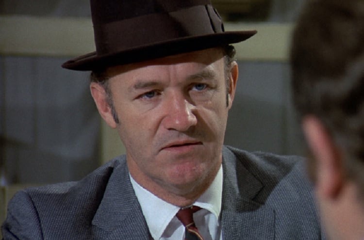 Hackman como el policía Doyle de "Contacto en Francia", el papel que le valió su primer Oscar.