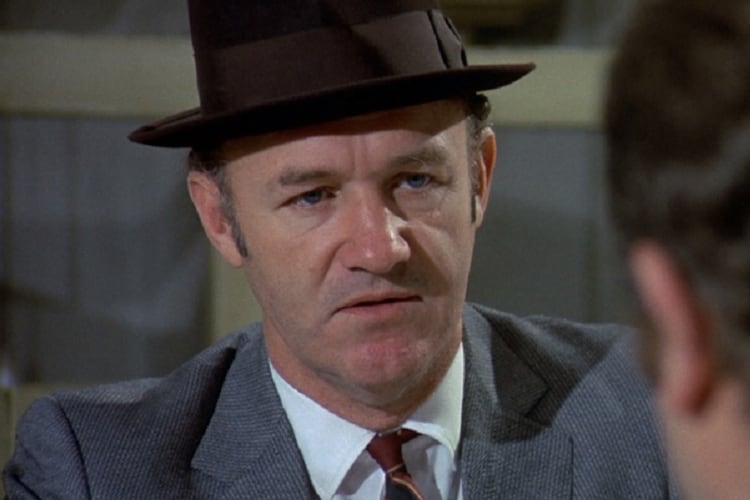 Hackman como el policía Doyle de "Contacto en Francia", el papel que le valió su primer Oscar.