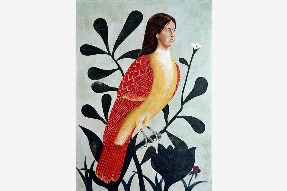 Sirena 3, acrílico sobre lienzo, 2023.