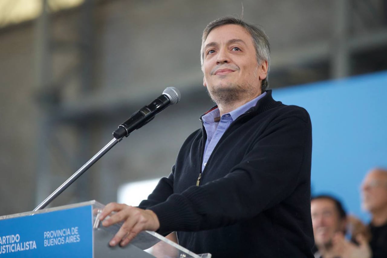 Máximo Kirchner preside el PJ de la provincia de Buenos Aires.