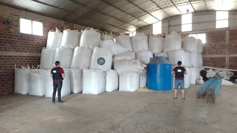 Se calcula que las toneladas de granos equivale a 17 millones de dólares