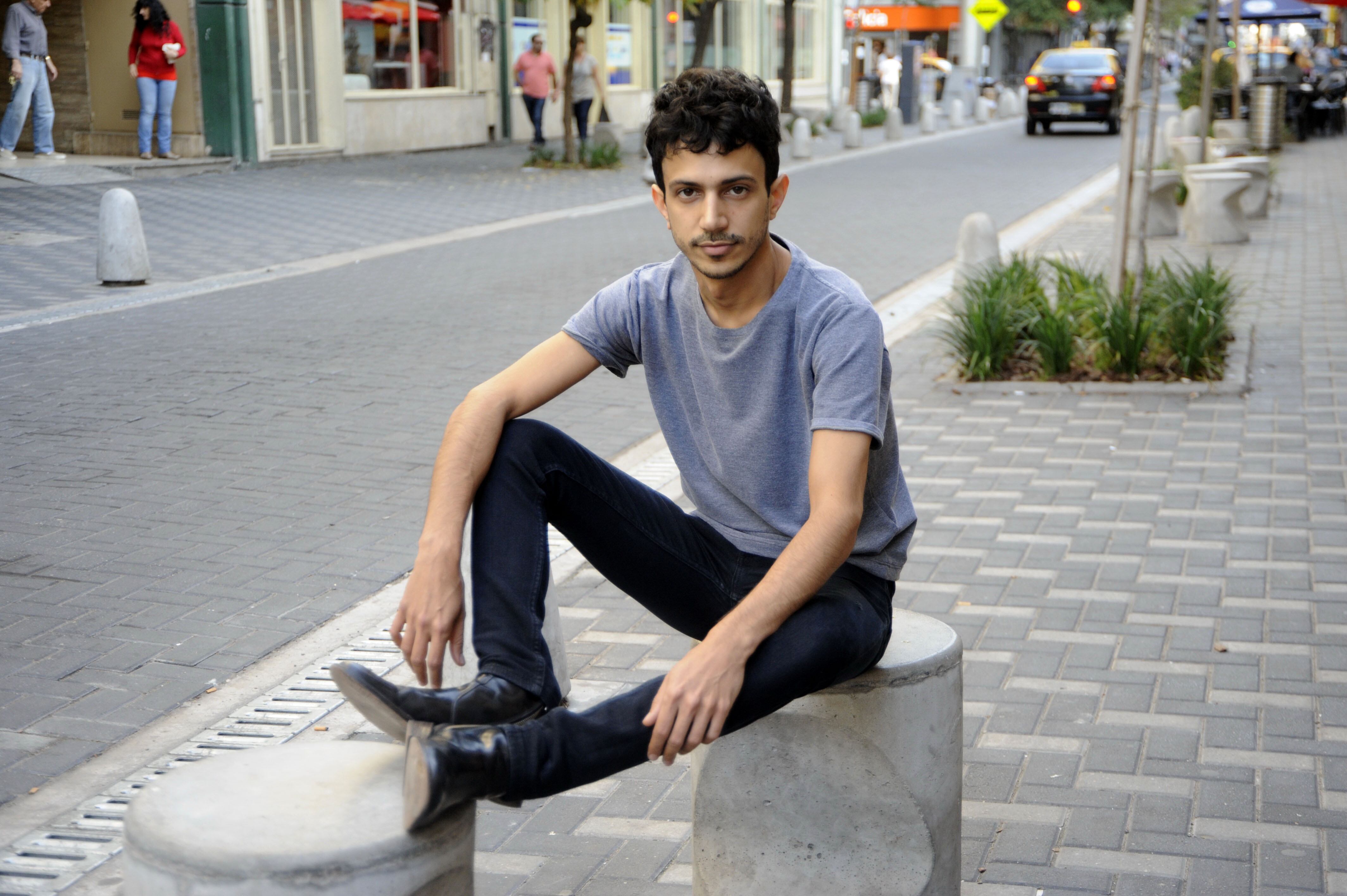 Nicolás Todo fue uno de los invitados al Festival Internacional de Poesía de Rosario.