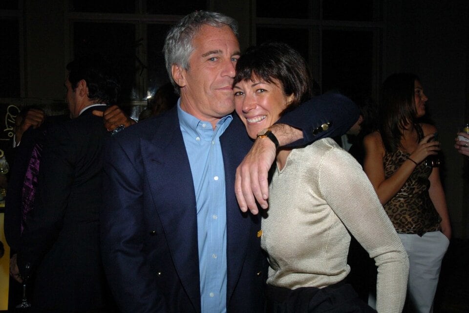 Epstein y su viuda Ghislaine Maxwell.