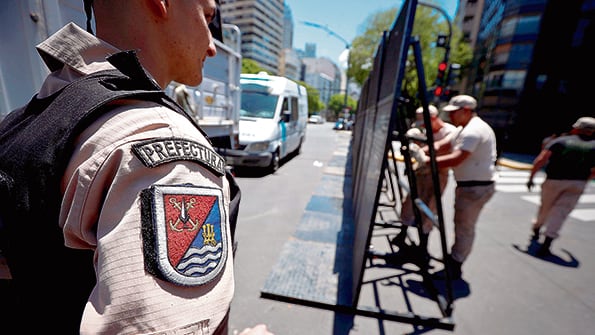 Fuertes medidas de seguridad se vienen desplegando en la ciudad desde antes del G-20.