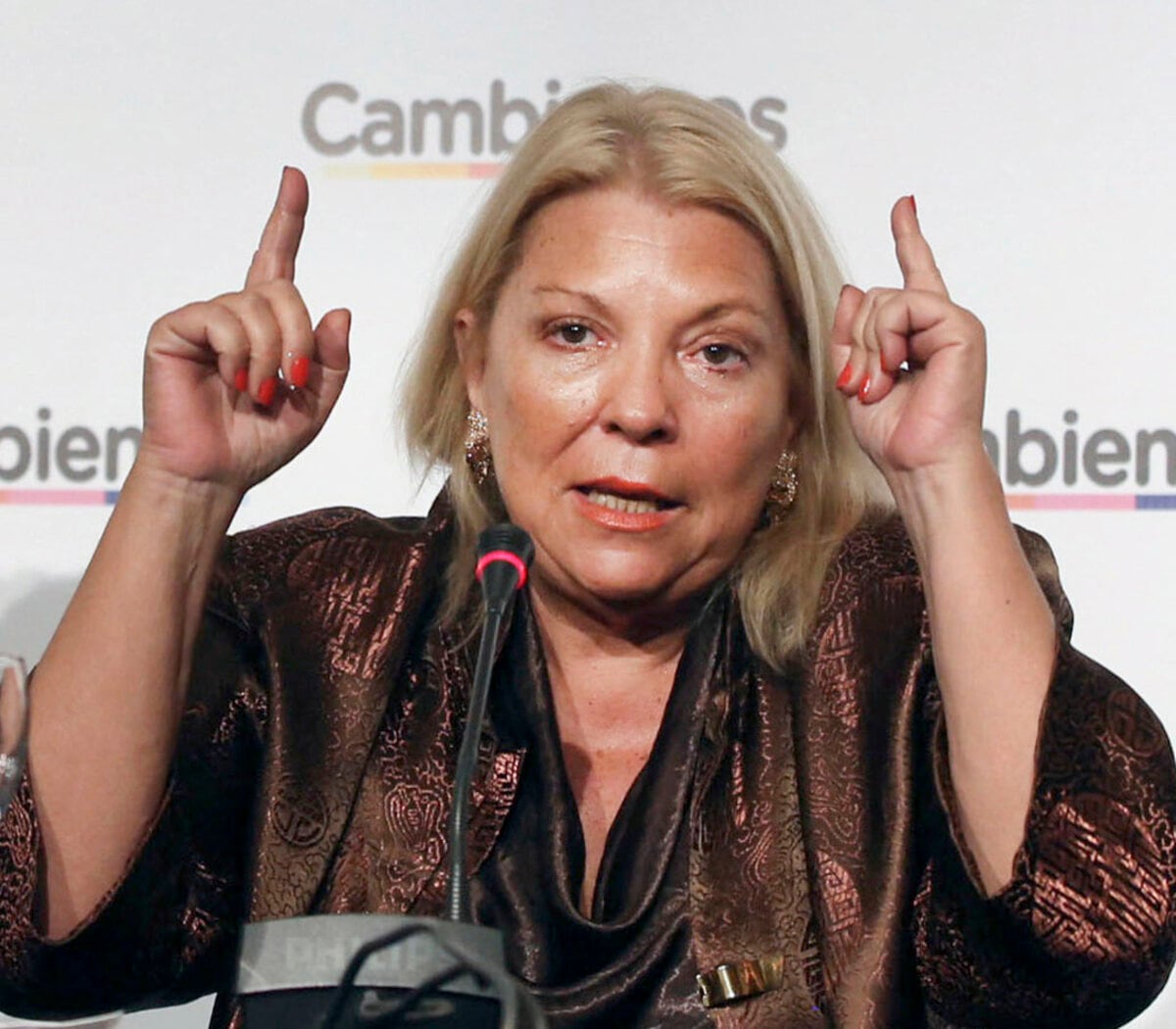 Según Carrió, si no se aprueba el DNU, "las consecuencias van a ser nefastas para la Nación".