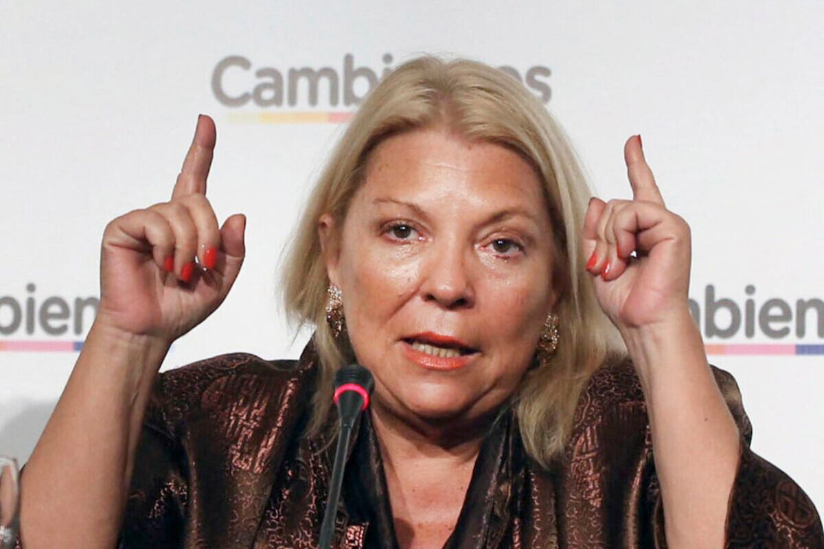 Según Carrió, si no se aprueba el DNU, "las consecuencias van a ser nefastas para la Nación".