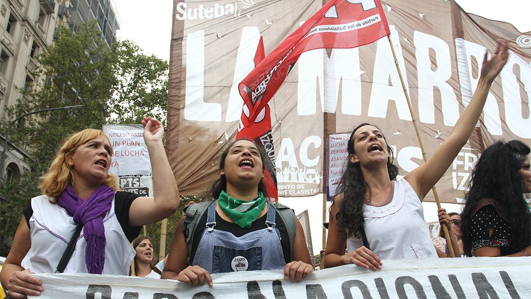 “No vamos a firmar un acuerdo a la baja”, se plantaron los maestros.