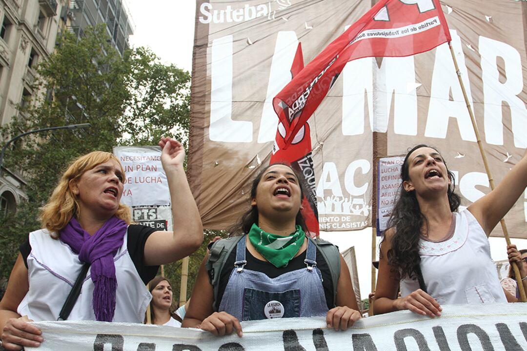 “No vamos a firmar un acuerdo a la baja”, se plantaron los maestros.