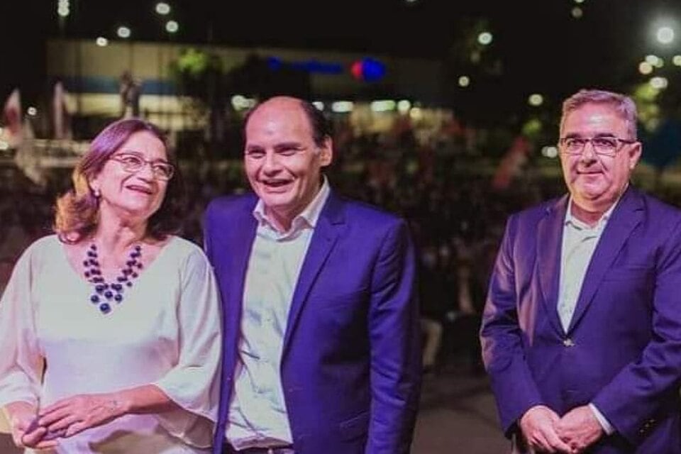 Lucía Corpacci, Gustavo Saadi y Raúl Jalil.