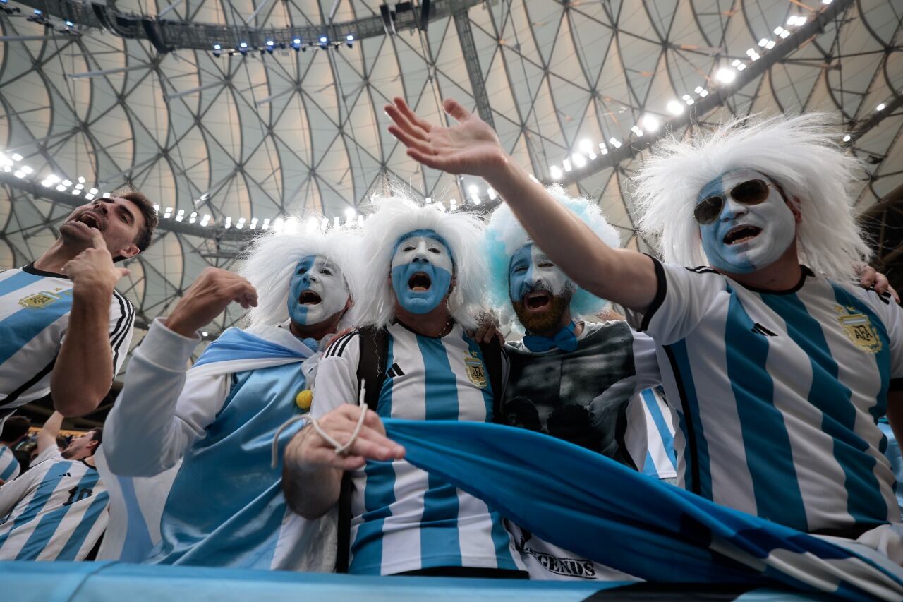 Los festejos en Qatar duraron hasta muy tarde