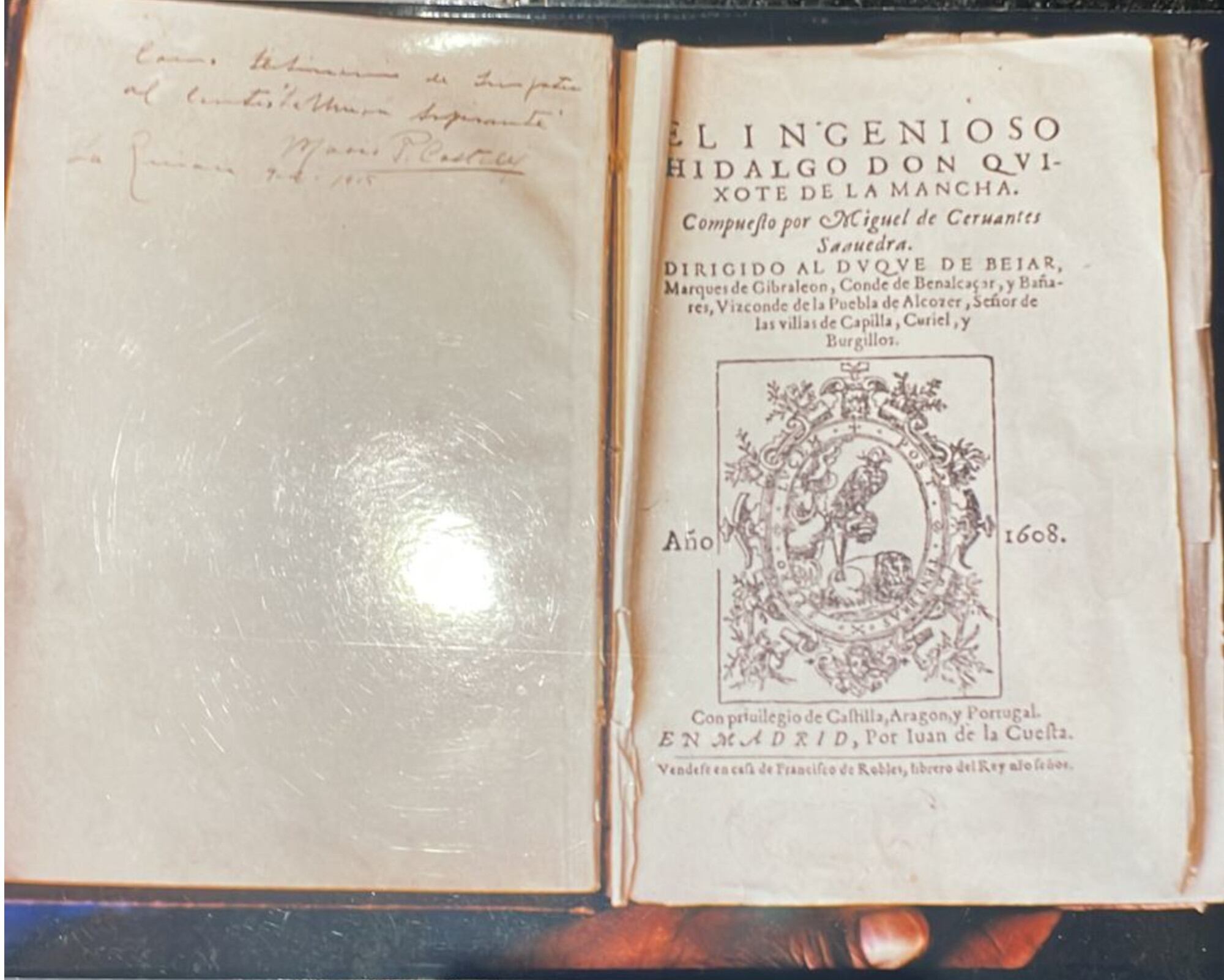 Facsìmil del ejemplar robado el 9 de marzo de 2001 de la Biblioteca de Yavi (Archivo Liliana Fellner).