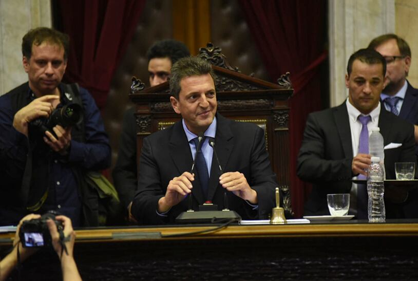 El presidente de la Cámara de Diputados, Sergio Massa, confirmó el cronograma de las leyes de emergencia.