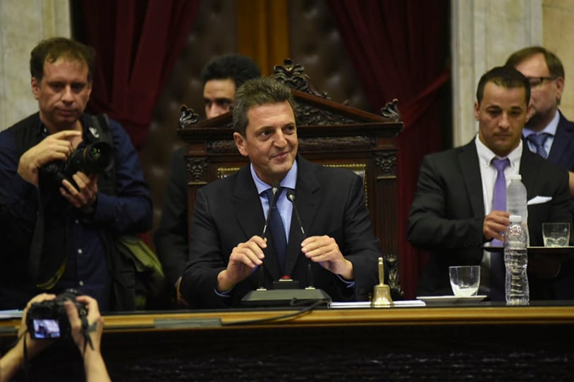 El presidente de la Cámara de Diputados, Sergio Massa, confirmó el cronograma de las leyes de emergencia.