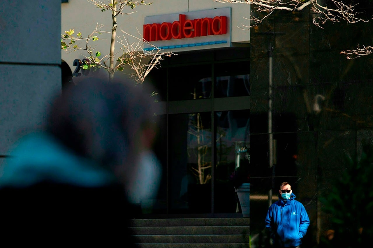 Sede de la empresa Moderna, en Cambridge, Massachusetts.