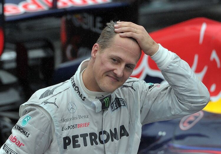 Schumacher en su último día en la Fórmula 1, en 2012, cuando corría en Mercedes. 