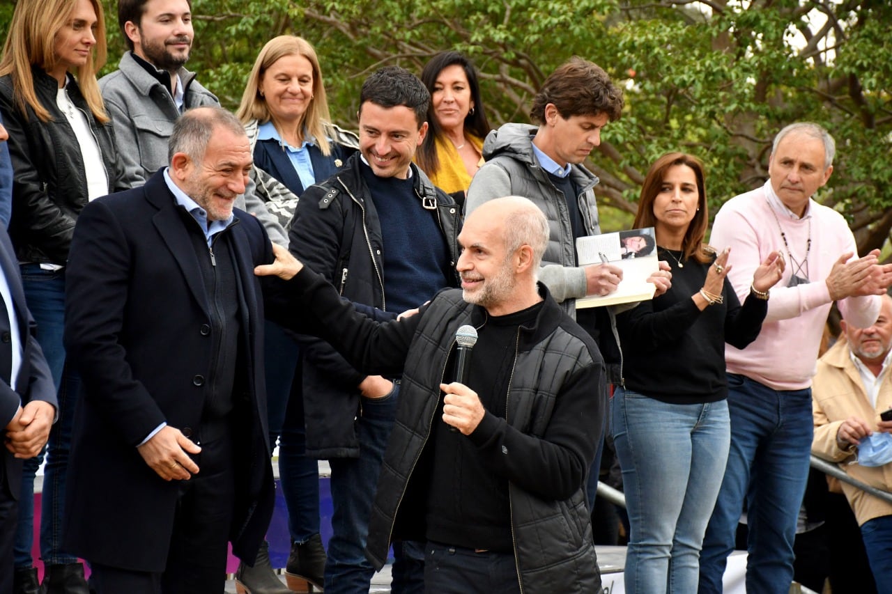 Larreta protagonizó el acto en el Parque Sarmiento, en la ciudad de Córdoba.