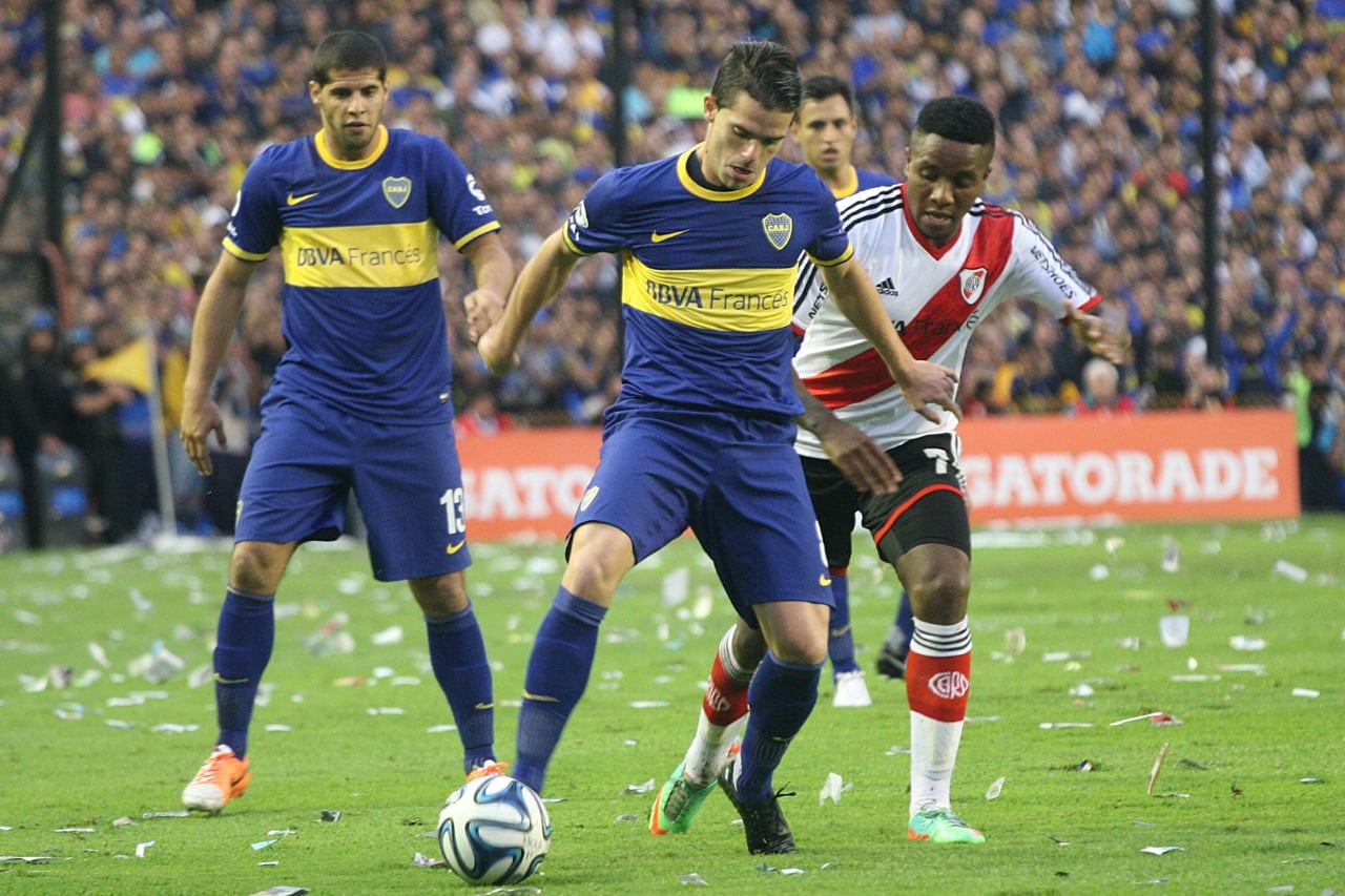 Fernando Gago vivió los mejores momentos de su carrera con la camiseta de Boca.