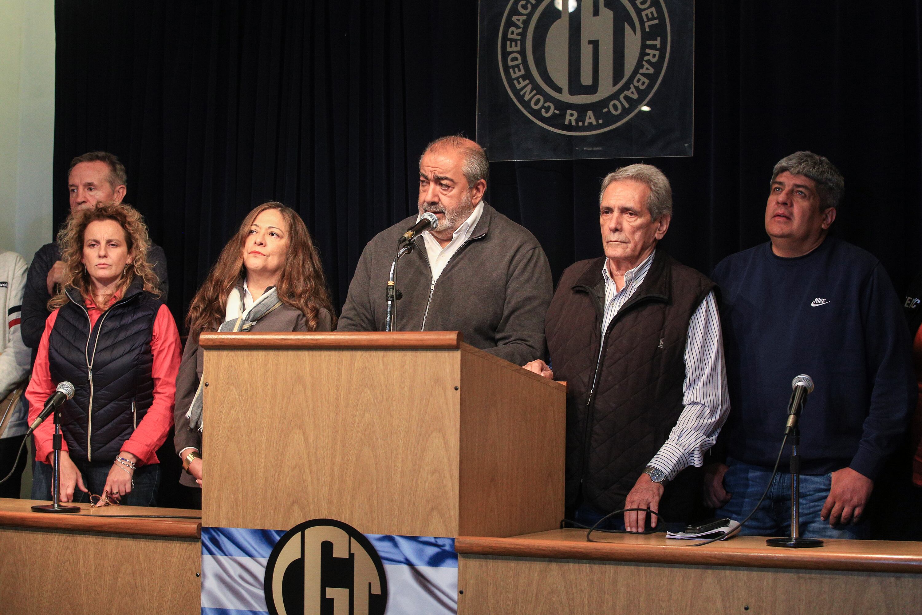 La CGT criticó el discurso de Milei por cadena nacional.