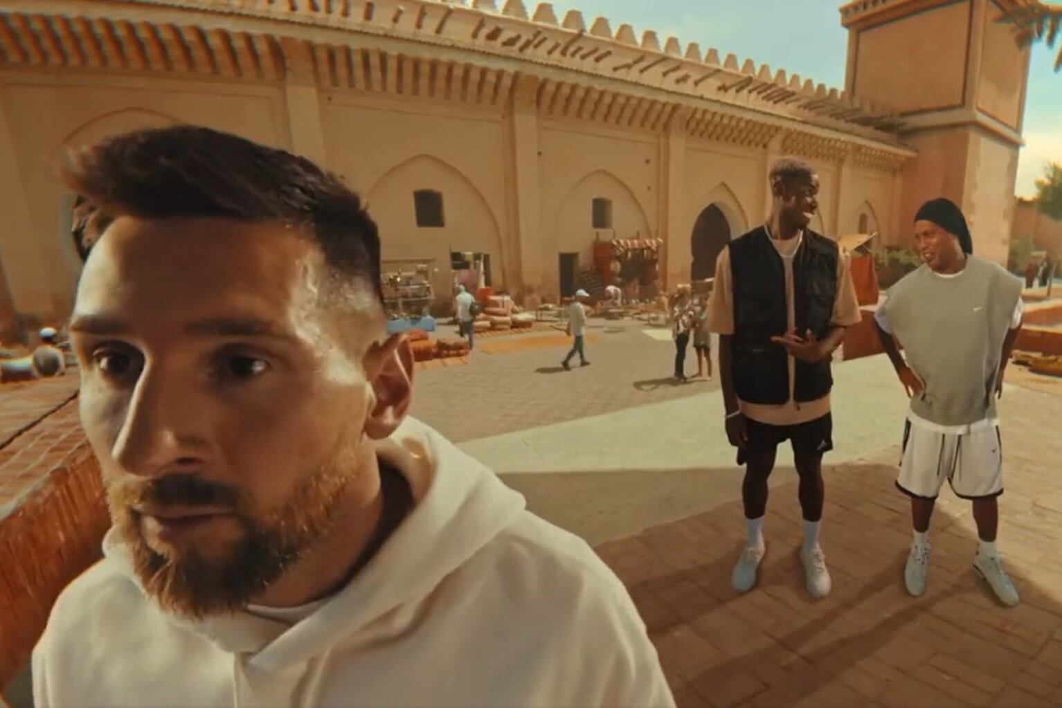 Messi, junto a Pogba y Ronaldinho en un divertido anuncio.