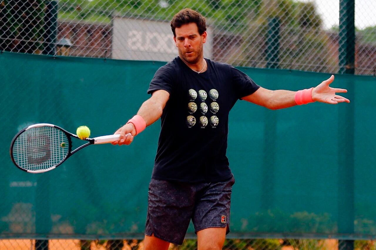 Juan Martín del Potro intensificó sus entrenamientos en las últimas semanas