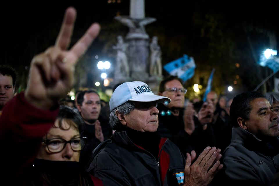 En Rosario el apoyo a la expresidenta se hizo notar desde el día de la condena.