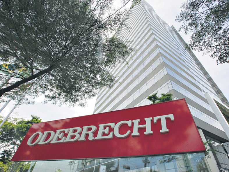Odebrecht quedó fuera del negocio de la obra pública por doce meses.